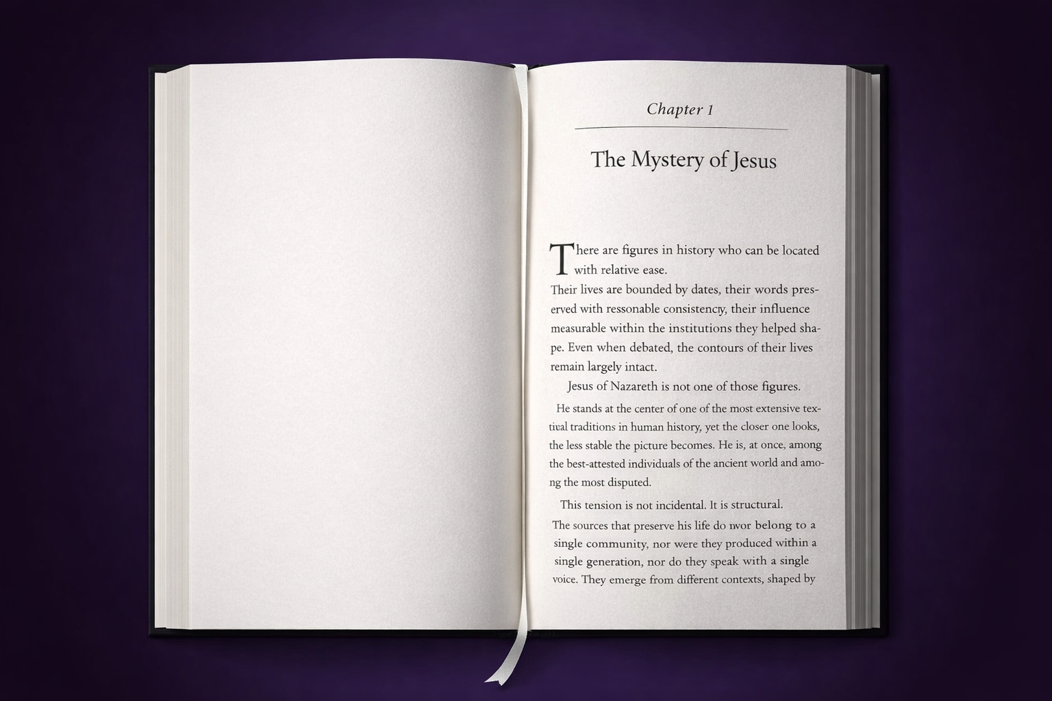 Inside the book — Chapter 1: The Mystery of Jesus